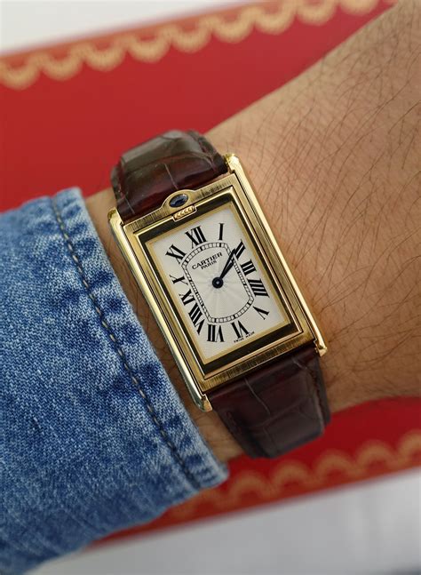 cartier tank basculante donna|Cartier Tank louis men's.